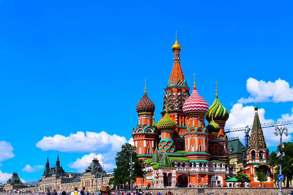 Moscow's Red Square, a trip from Gatwick