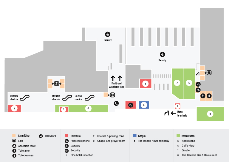 Gatwick South Terminal Maps Gatwick Airport Guide