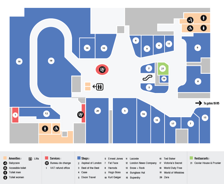 Gatwick South Terminal Maps Gatwick Airport Guide