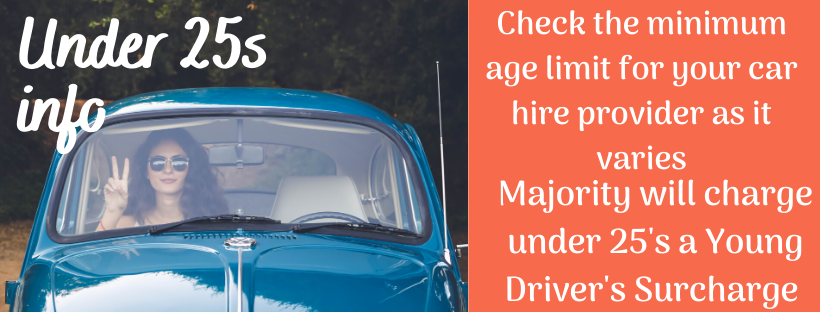 Car Hire at Gatwick Airport - under 25's