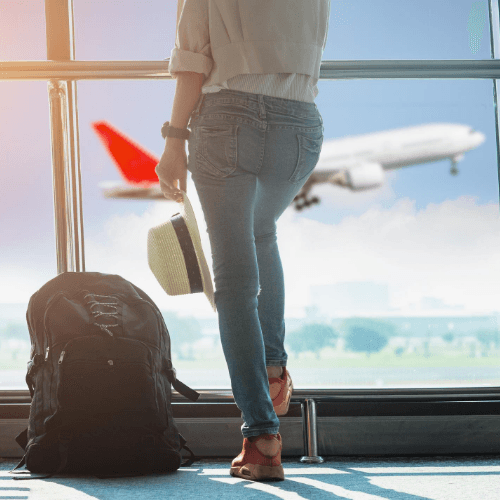 Gatwick North Terminal - a suitcase